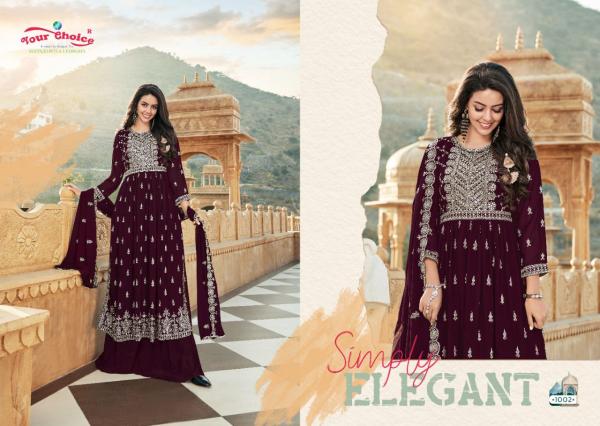 Your Choice Pakiza Georgette  Nyra Designer Salwar Suit Collection